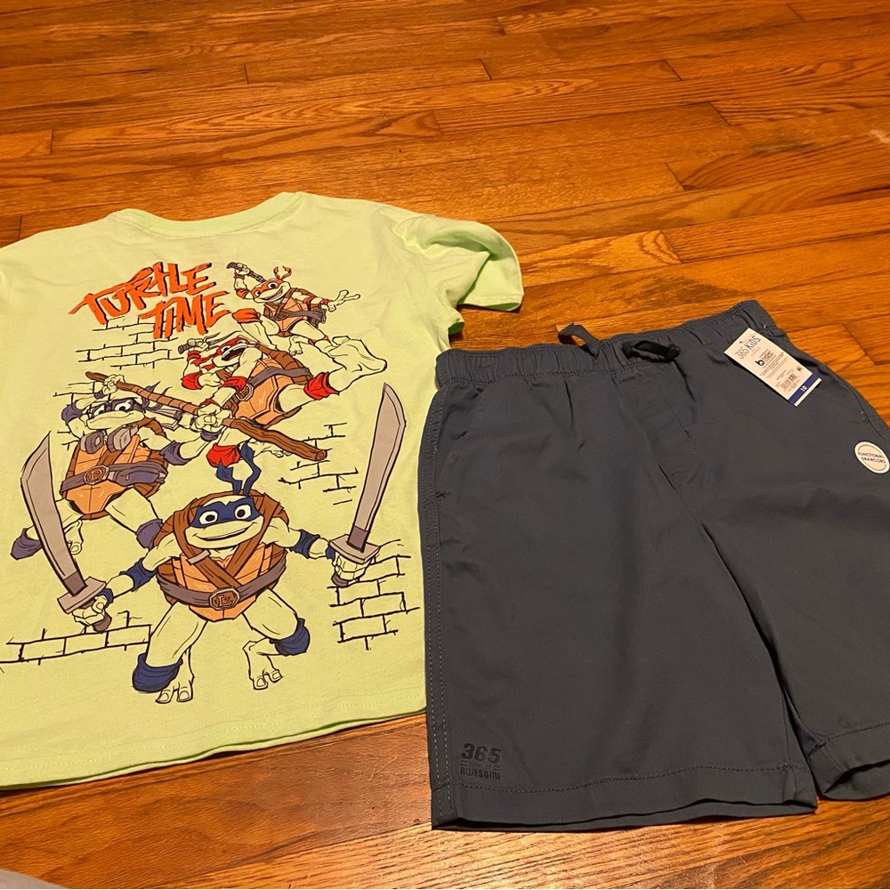 Nickelodeon Matching Set Vibrant Green Ninja Turtle‎